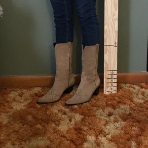 Franco Sarto tan boots size 10m